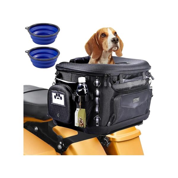 Small Pet Carrier for Harley Road King Touring Trike Can Am with Luggage Rack