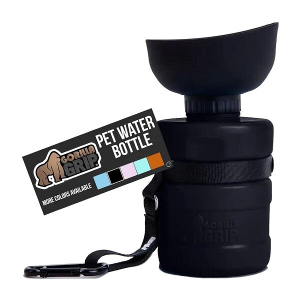 Small Pet Travel Accessories, Water Bottle with Bowl for Hydration and Convenience