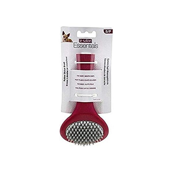 Small Rubber Dog Brush For Everyday Grooming Needs