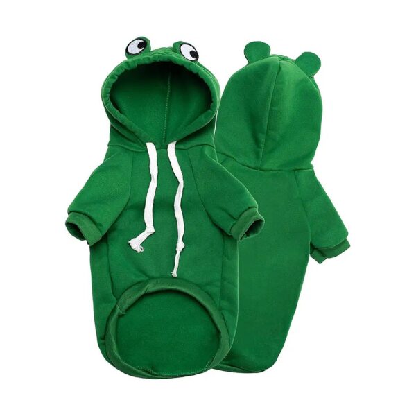 Small Size Frog Costume Hooded for Dogs and Cats X-Large Size Perfect for Halloween Party