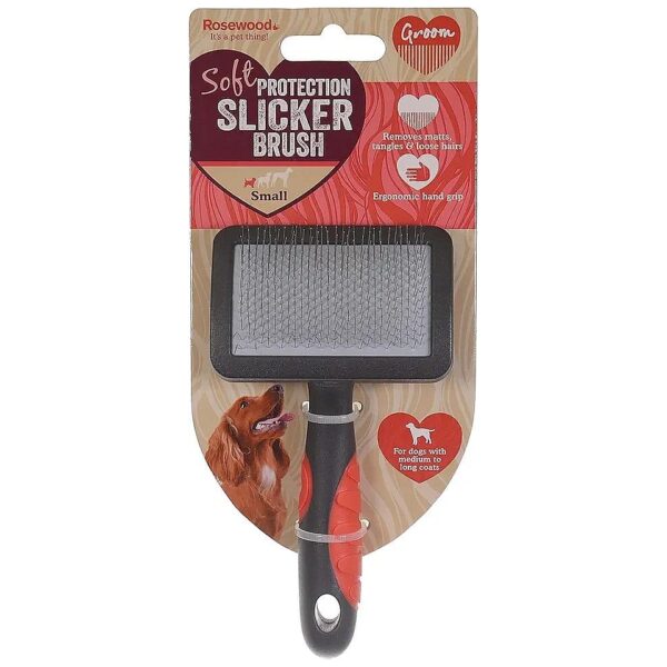 Small Slicker Brush for Cats and Dogs with Loose Hair Removal