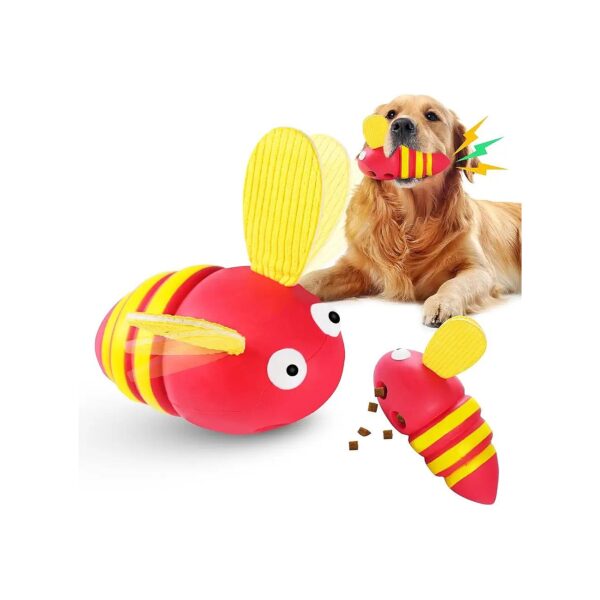 Small Squeaky Dog Chew Toys for Large Medium Small Dogs, Treat Dispensing Fun