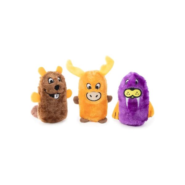 Small and Medium Dog Toys No Stuffing Squeaky Fun Companions for Pups