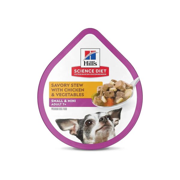 Small and Mini Breed Senior Wet Dog Food, Complete and Balanced Nutrition