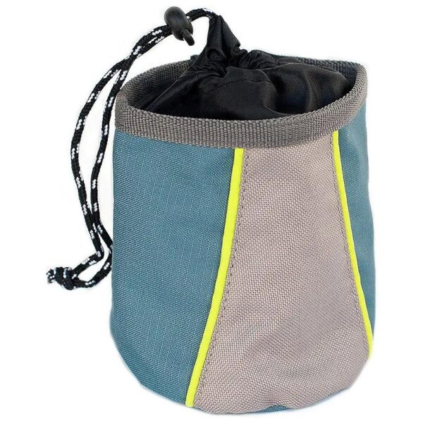 Small but Mighty Teal Treat Carrier with Belt Clip and Closure