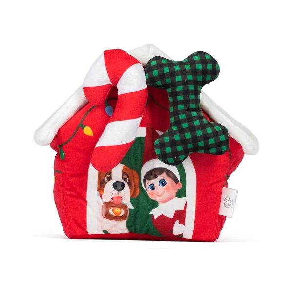 Small to Medium Dog Toys - Official Elf on the Shelf Plush Dog House