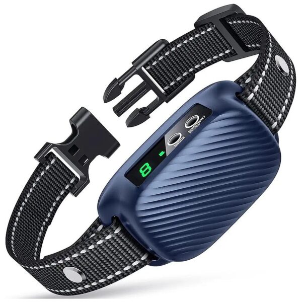 Smart Bark Collar with Beep Vibration Harmless Shock for Medium to Large Dogs