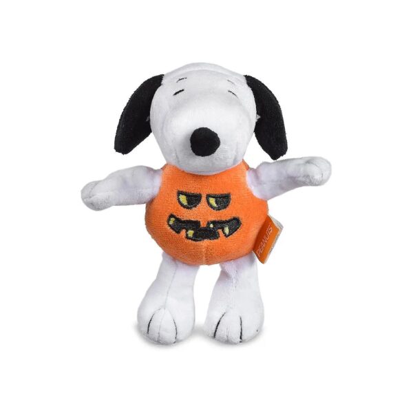 Snoopy Pumpkin Squeaker Pet Toy for Halloween Fun