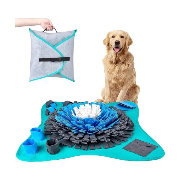 Snuffle Mat for Dogs All Breeds, Slow Eating Feeding Mat with Mental Stimulation