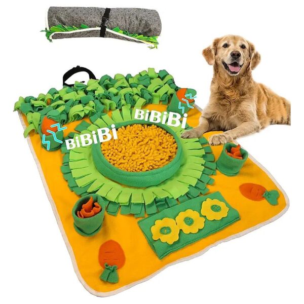 Snuffle Mat for Dogs, Slow Feeder Interactive Dog Toys for Training and Stress Relief