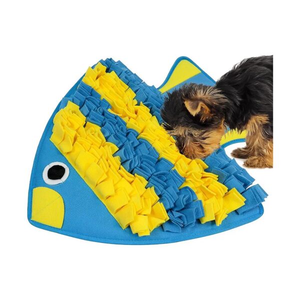 Snuffle Mat for Dogs with Hidden Compartments for Slow Eating and Stress Relief