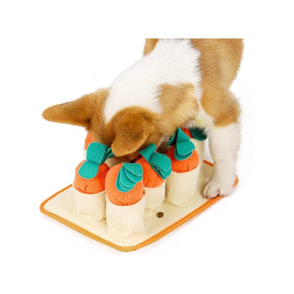 Snuffle Mat for Dogs with Treat Dispenser Puzzle Toys for Boredom Relief