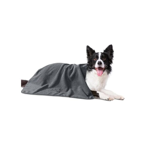 Soft Absorbent Microfiber Dog Towel for Grey Large Dogs Quick Dry Pet Accessories