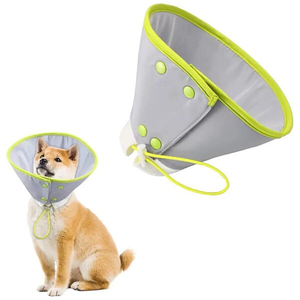 Soft Adjustable Pet Recovery Collar for Cats and Dogs After Surgery