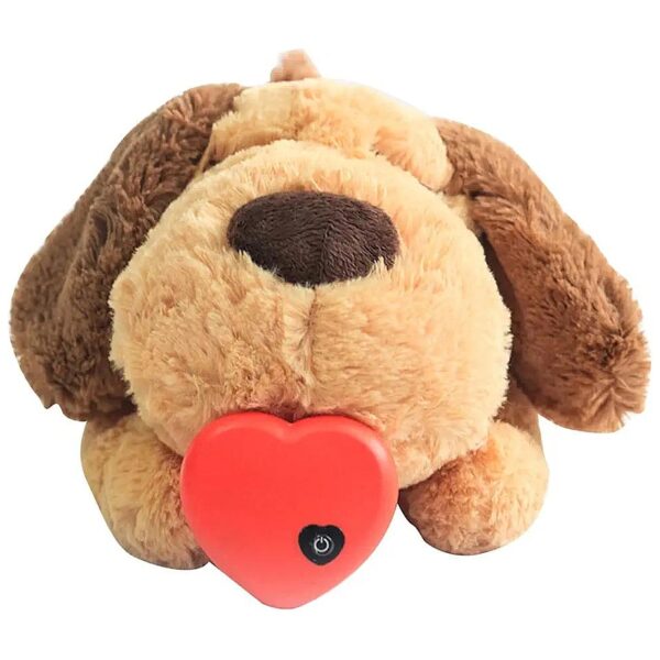 Soft And Snuggly Heartbeat Dog Toy For Puppies With Separation Anxiety Relief