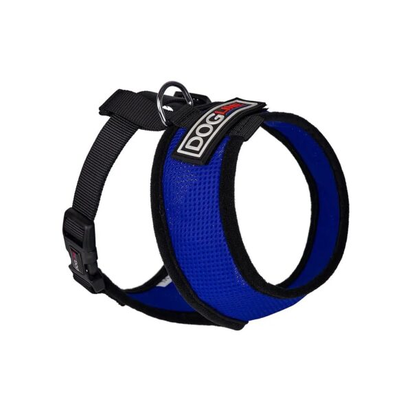 Soft Breathable Nylon Mesh Dog Harness in Royal Blue Medium Size