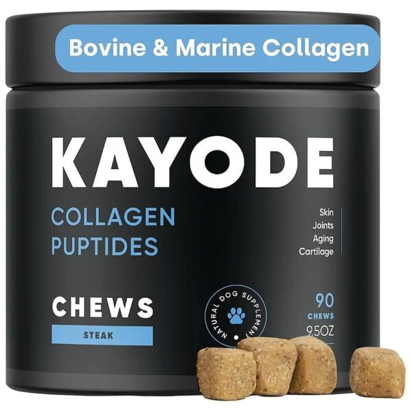 Soft Chew Collagen for Dog Joints, Skin, and Coat Health