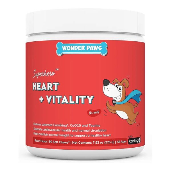 Soft Chews for Dogs with Cardiovascular Health Formula for Heart Health and Circulation