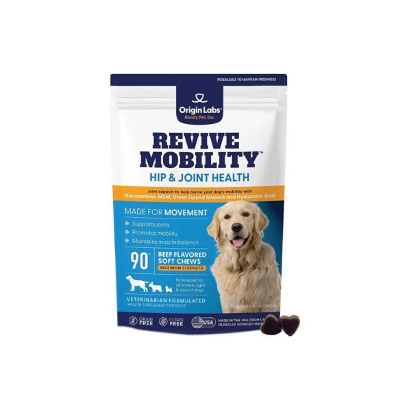 Soft Chews for Joint Relief in Dogs with Glucosamine Chondroitin and MSM