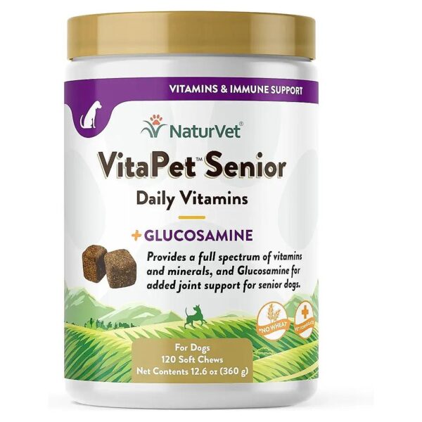 Soft Chews with Vitamins and Minerals for Senior Dogs' Daily Needs