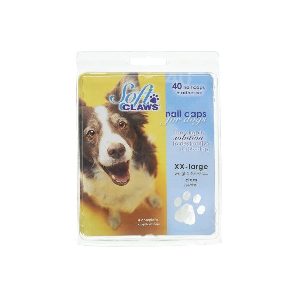 Soft Claws Nail Caps with Clear CLS Lock System for XX-Large Dogs