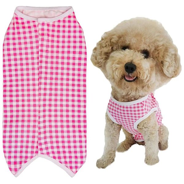 Soft Comfortable Dog Recovery Suit Post Surgery Protective Shirt for Puppies