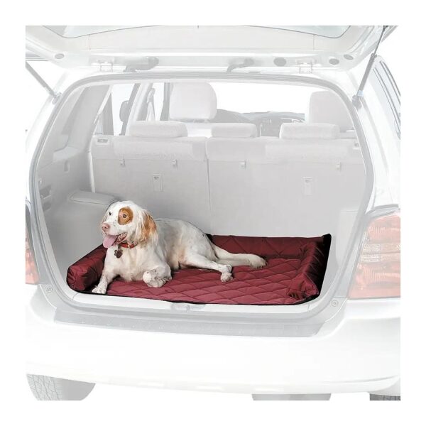 Soft Cushioned Pet Seat Cover for Bench Seat and Cargo Area Protection