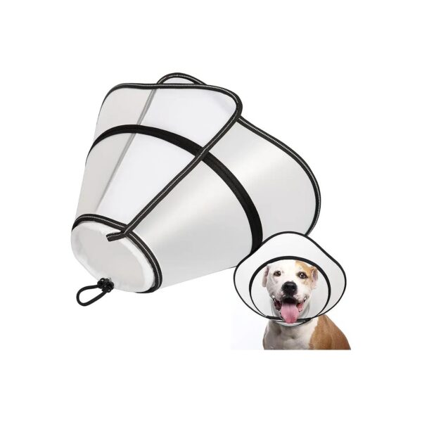 Soft Dog Cone Alternative for Post Surgery Recovery Large Medium Small Size Dogs