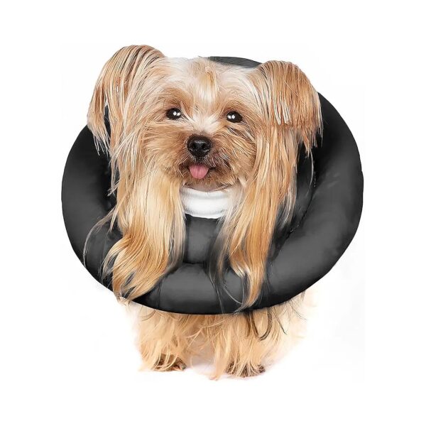 Soft Dog Cone for Small Dogs After Surgery with Adjustable Buckle and Waterproof Fabric