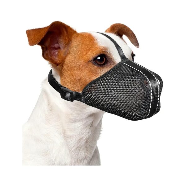 Soft Dog Muzzle With Adjustable Straps For Small Medium Large Dogs Durable Breathable