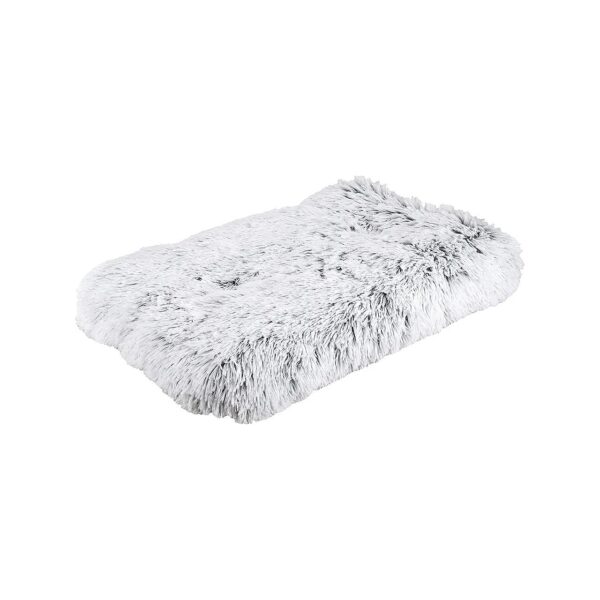 Soft Faux Fur Crate Mat for Small Dogs and Cats - 21" x 12" Waterproof and Anti-Slip Pad