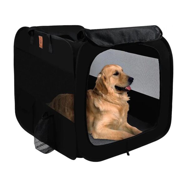 Soft Foldable Dog Crate for X-Large Dogs - 36'' L x 25'' W x 25'' H Collapsible Pet Crate