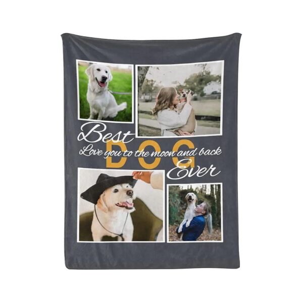 Soft Minky Fleece Customized Blanket with Photo for Baby or Kid Birthday