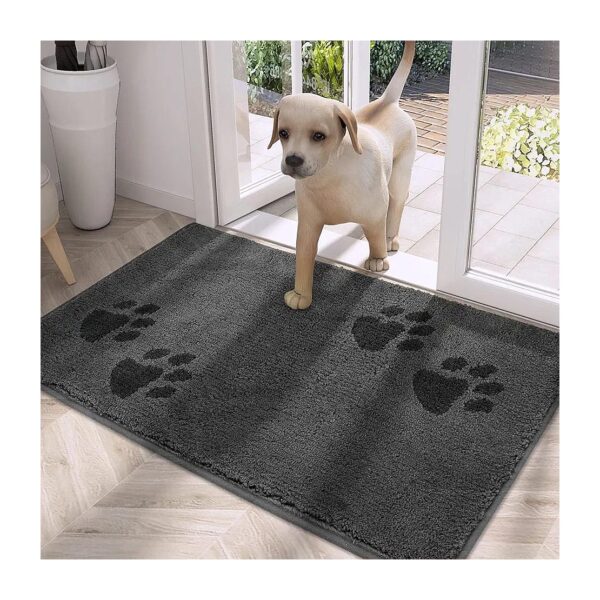 Soft, Non-Slip, and Super Absorbent Door Mat for Wet and Muddy Shoes and Paws