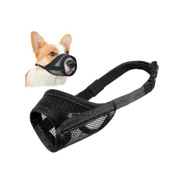 Soft Nylon Dog Biting Muzzle for Small to Medium Dogs