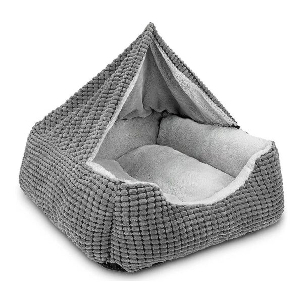 Soft Orthopedic Dog Bed with Hood for Large Medium Small Dogs and Cats Machine Washable