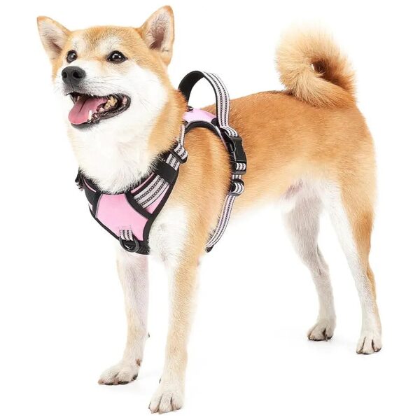 Soft Padded Pet Vest with Easy to Control Handle for Small to Large Dogs