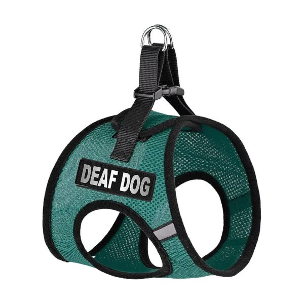 Soft Padded Step in Mesh Harness for Small Medium Large Dogs 22-24 Inches Girth Dark Teal