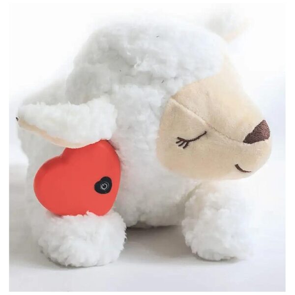 Soft Plush Heartbeat Toy for Anxiety Relief in Dogs and Puppies