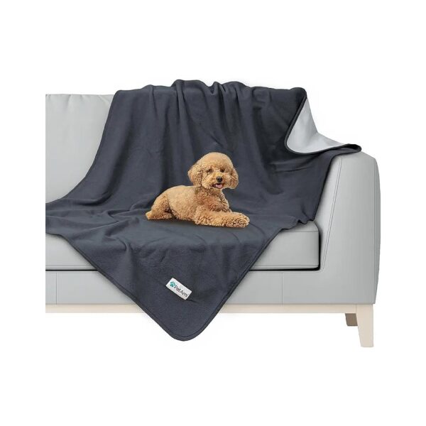 Soft Plush Waterproof Dog Blanket for Bed or Sofa Furniture Protection