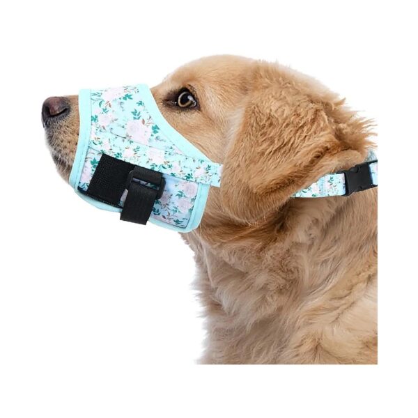 Soft Printed Dog Muzzles for Small Medium Large Dogs Safety Comfort Biting