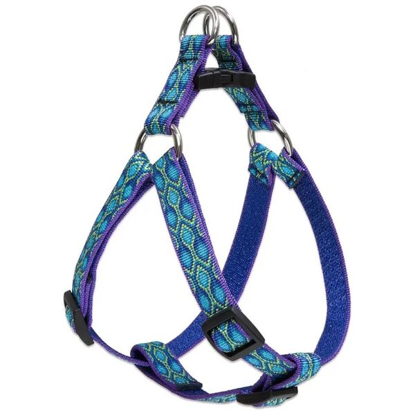 Soft Rain Song Pattern Nylon Harness for Medium Pets