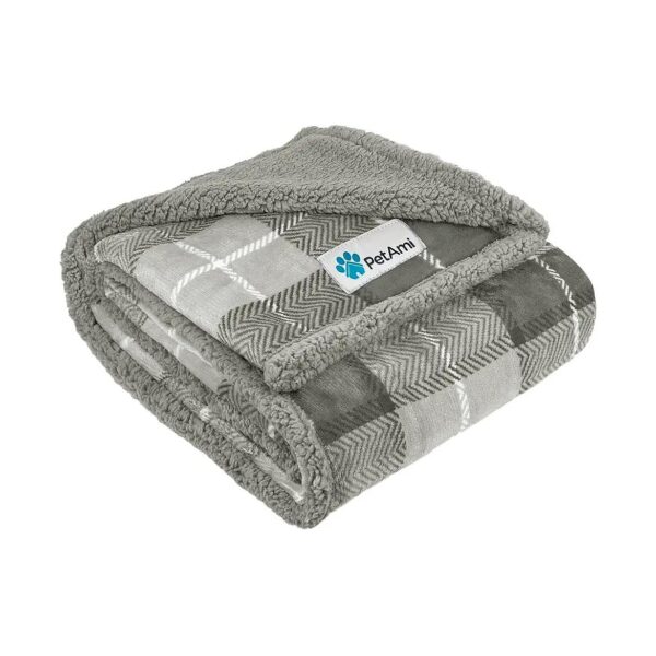 Soft Sherpa Dog Blanket for Medium Large Dogs and Cats