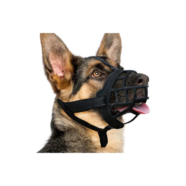 Soft Silicone Basket Muzzle for Dogs Comfortable Silicone Cage No Irritation Bad Behavior