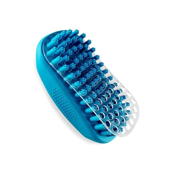 Soft Silicone Bristles Dog Bath Massage Brush for Short Long Hair Pets