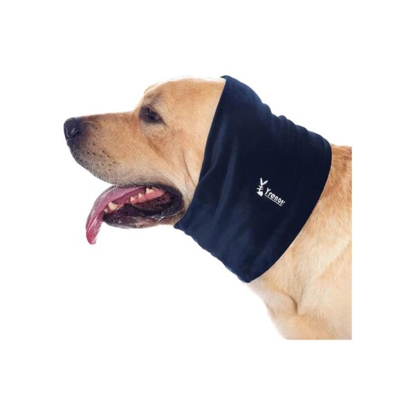 Soft Skin-Friendly Dog Hood and Ear Wrap for Grooming Anxiety Relief