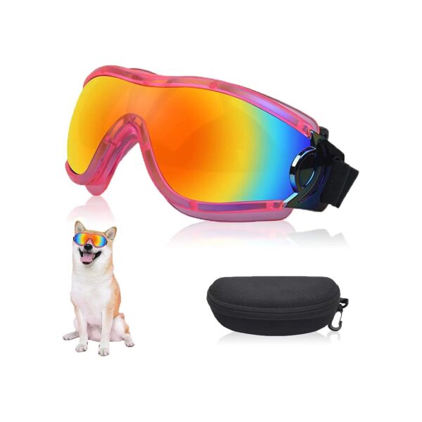 Soft Sponge Pad Dog Sunglasses for Snow Beach Motorcycle Use