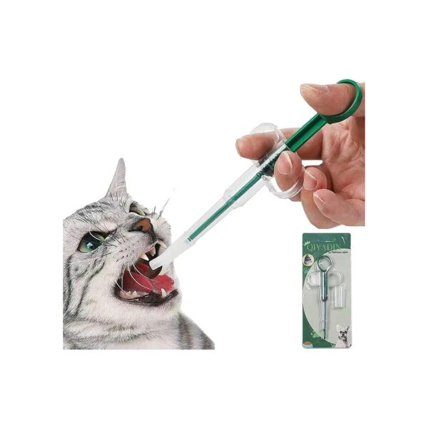 Soft Tip Cat Pill Shooter Tool for Small Animal Feeding Pill and Liquid Medicine