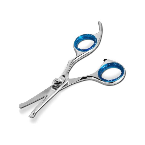 Soft Touch Dog Grooming Scissors with Removable Comfort Rings and Polished Finish