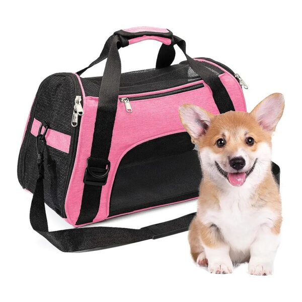 Soft Travel Pet Carriers for Small Pets Comfortable Safety Carrier for Cats Dogs